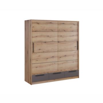 Ormar klizni Elegance AP 180 (bijelo - sjaj)