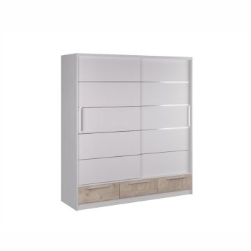 Ormar klizni Elegance AP 180 (bijelo - sjaj)