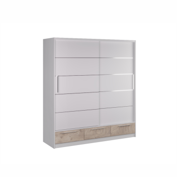 Ormar klizni Elegance AP 230 O (nordik hrast - pijesak sjaj)