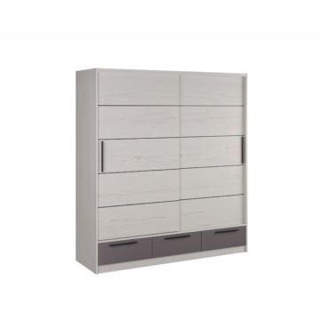 Ormar klizni Elegance AP 180 (bijelo - sjaj)