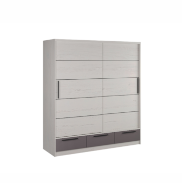 Ormar klizni Elegance AP 230 O (nordik hrast - pijesak sjaj)
