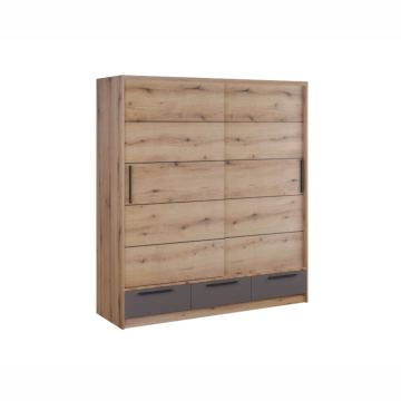 Ormar klizni Elegance AP 180 (bijelo - sjaj)