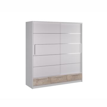 Ormar klizni Elegance AP 180 (bijelo - sjaj)