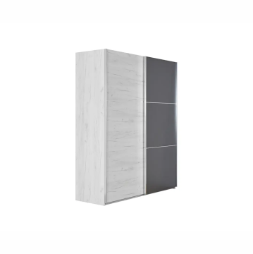 Ormar klizni Elegance AP 230 O (nordik hrast - pijesak sjaj)