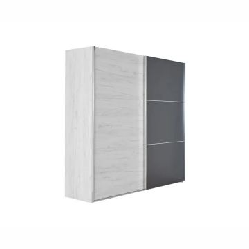 Ormar klizni Elegance AP 180 (bijelo - sjaj)