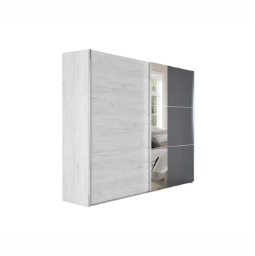 Ormar klizni Elegance AP 230 O (nordik hrast - pijesak sjaj)