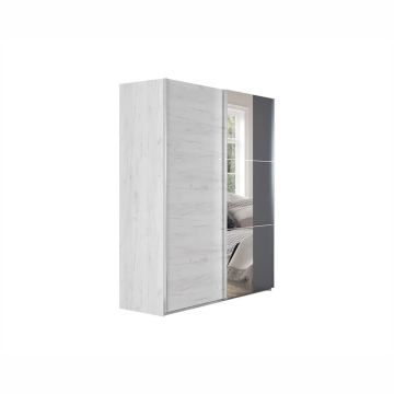 Ormar klizni Elegance AP 180 (bijelo - sjaj)