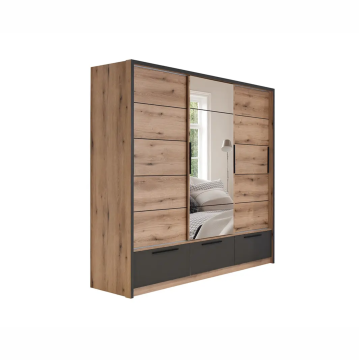 Ormar klizni Elegance AP 230 O (nordik hrast - pijesak sjaj)