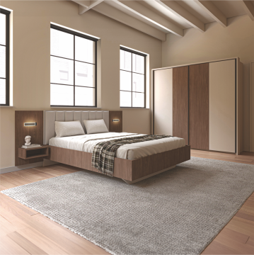 Krevet 200x160 Cloud (sivo)