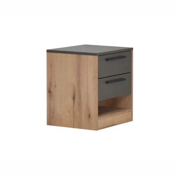 Noćni ormarić Elegance 3F (bijelo sjaj)
