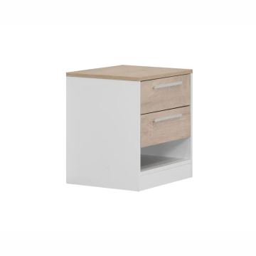 Noćni ormarić Elegance 3F (bijelo sjaj)