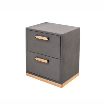 Noćni ormarić Elegance 3F (bijelo sjaj)