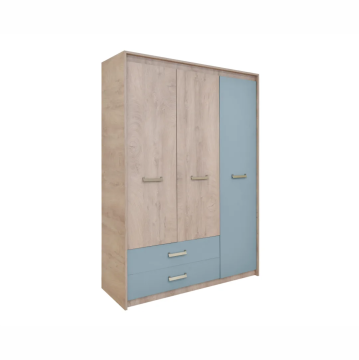 Vitrina Kinder 1V (premium hrast - plavo)