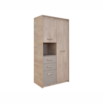 Vitrina Kinder 1V (premium hrast - plavo)
