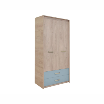 Vitrina Kinder 1V (premium hrast - plavo)