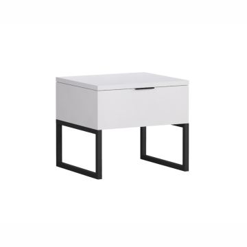 Noćni ormarić Elegance 3F (bijelo sjaj)