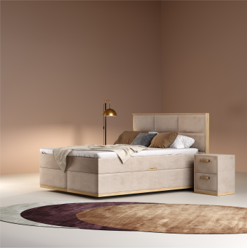 Krevet 200x160 Cloud (sivo)