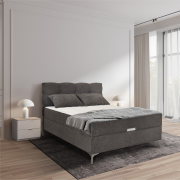 Krevet 200x160 Korleone New (sivo)