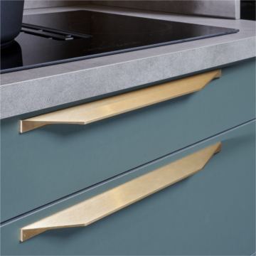 Kuhinje Brigitte (Sinus Stahlblau - Nova Bianco High Gloss)