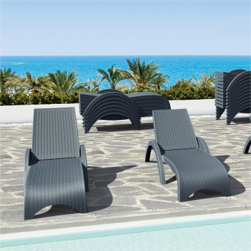 Ležaljka Siesta (antracit)