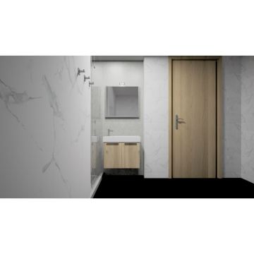 Kupaonski namještaj Synergy stojeći 85 (bijela sjaj)
