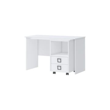 Radni stol Kiki RS (bijela - bijela)