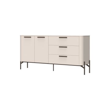 Komoda Elegance 4F (bijelo - sjaj)