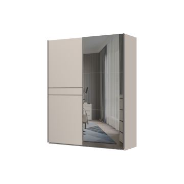 Ormar klizni Elegance AP 180 (bijelo - sjaj)