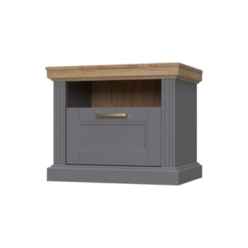 Noćni ormarić Tara NS1/TA (grafit mat)