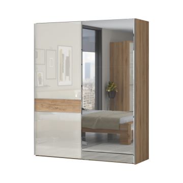 Ormar klizni Elegance AP 180 (bijelo - sjaj)