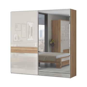 Ormar klizni Elegance AP 180 (bijelo - sjaj)