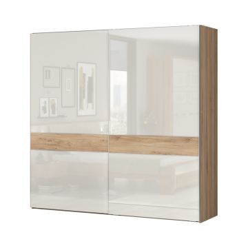 Ormar klizni Elegance AP 180 (bijelo - sjaj)