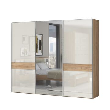 Ormar klizni Elegance AP 180 (bijelo - sjaj)