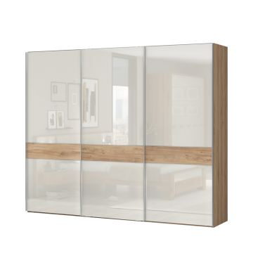 Ormar klizni Elegance AP 180 (bijelo - sjaj)