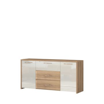 Komoda Elegance 4F (bijelo - sjaj)