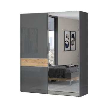 Ormar klizni Elegance AP 180 (bijelo - sjaj)