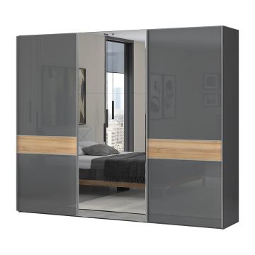 Ormar klizni Elegance AP 180 (bijelo - sjaj)