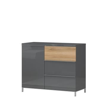 Komoda Elegance 4F (bijelo - sjaj)