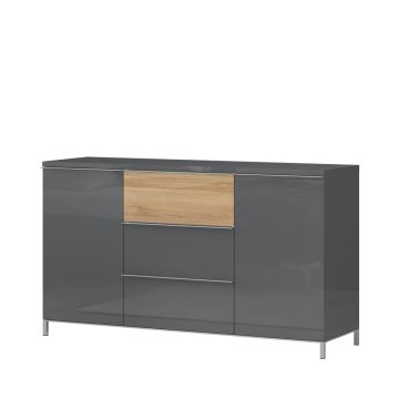 Komoda Elegance 4F (bijelo - sjaj)