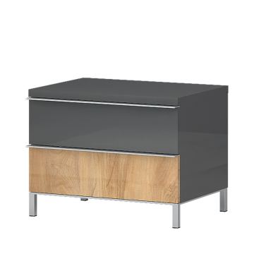Noćni ormarić Elegance 3F (bijelo sjaj)