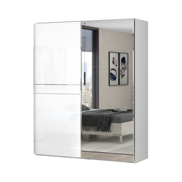 Ormar klizni Elegance AP 180 (bijelo - sjaj)