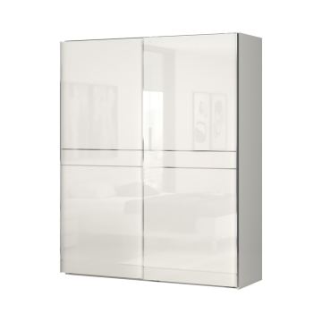 Ormar klizni Elegance AP 180 (bijelo - sjaj)