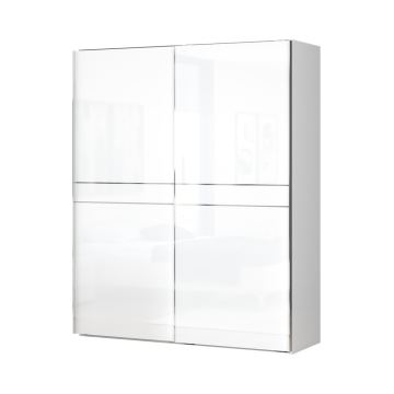Ormar klizni Elegance AP 180 (bijelo - sjaj)