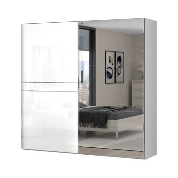 Ormar klizni Elegance AP 180 (bijelo - sjaj)