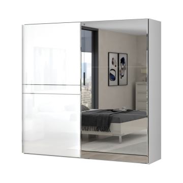 Ormar klizni Piano PK231-OG/PN (kristalno bijela)