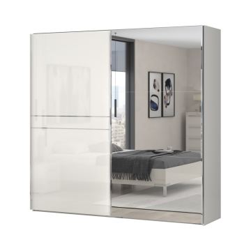Ormar klizni Elegance AP 180 (bijelo - sjaj)