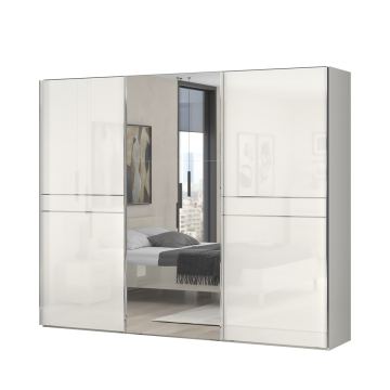 Ormar klizni Elegance AP 180 (bijelo - sjaj)