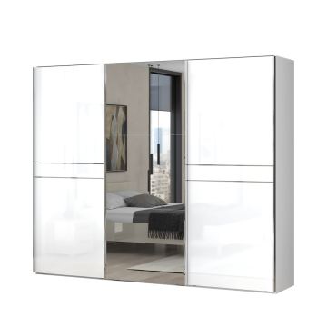 Ormar klizni Elegance AP 180 (bijelo - sjaj)