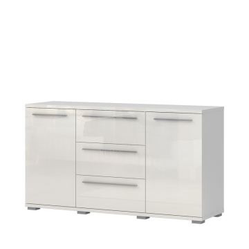 Komoda Elegance 4F (bijelo - sjaj)