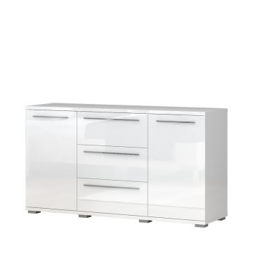 Komoda Elegance 4F (bijelo - sjaj)